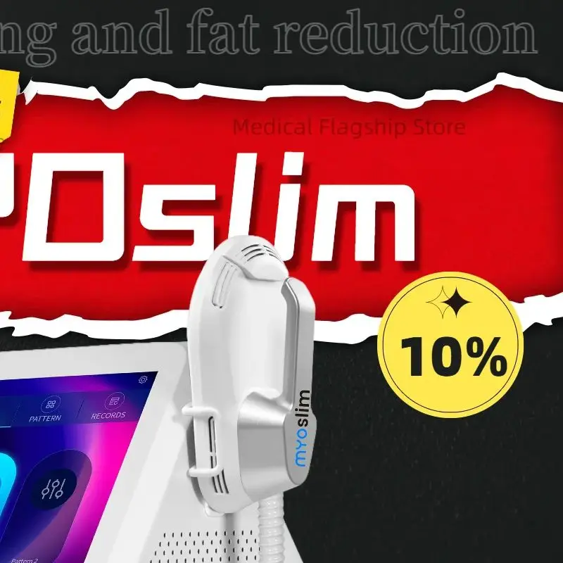 

MYOslim NEO RF HIEMT Body Sculpt Machine Eletric Muscle Stimulator Muscle Massager Fat Burner Weight Loss Butt Lifter Shaper