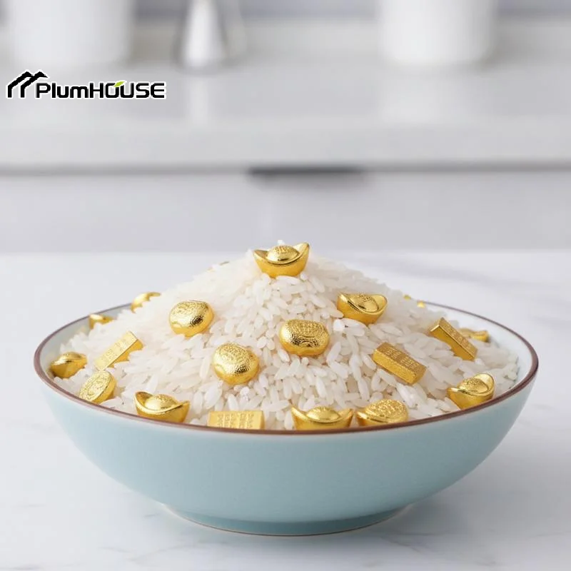 100PCS Plastic Gold Attract Wealth Luck Charms Mini Dollars Ingots Gold Melon Seeds Handicraft