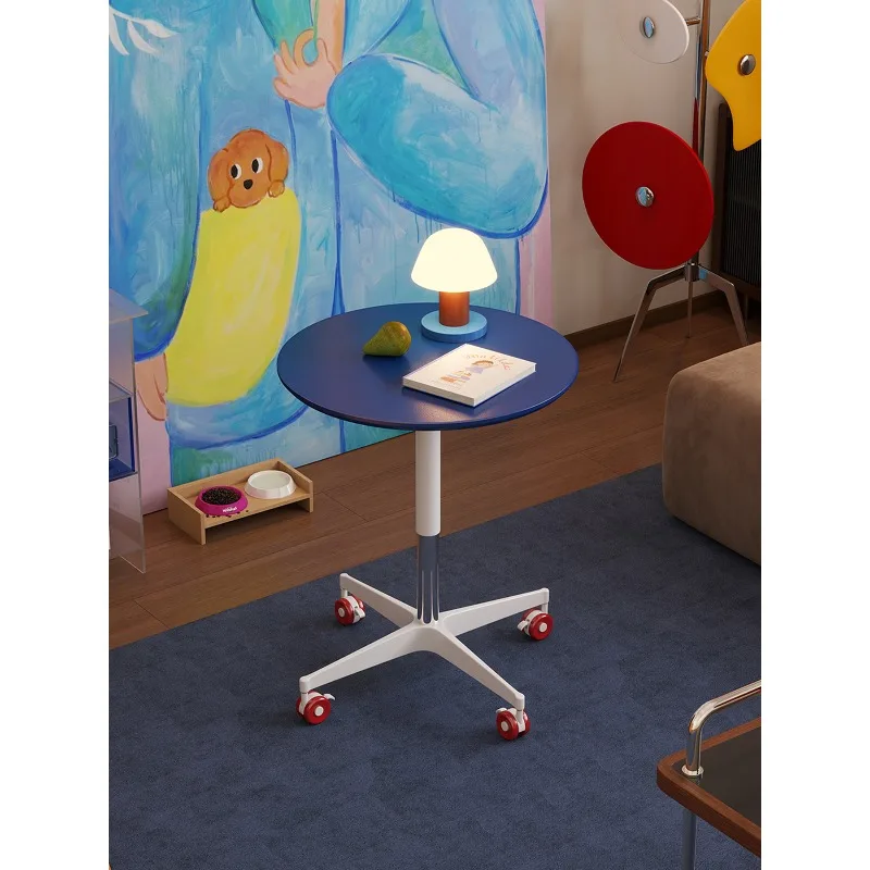 

Round table Movable lift dining table Modern