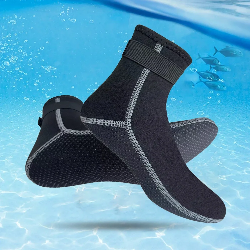 Diving Socks 3mm Neoprene Beach Water Socks Thermal Wetsuit Boots Anti Slip Diving Socks for Rafting Snorkeling Sailing Swimming