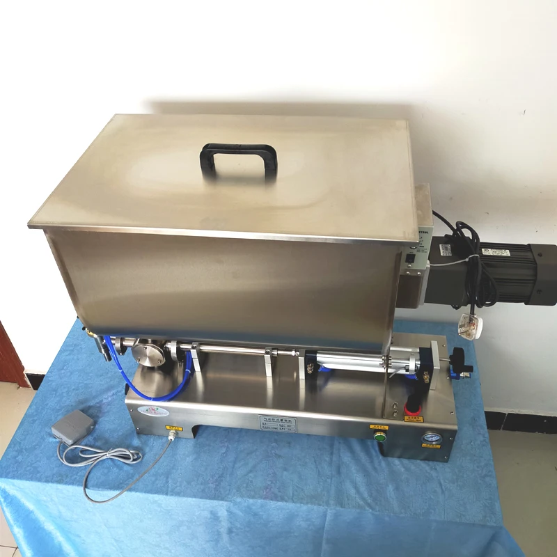 Chili Garlic Seafood Sauce Solid Jam Paste Mixing Filling Machine Liquid Filler