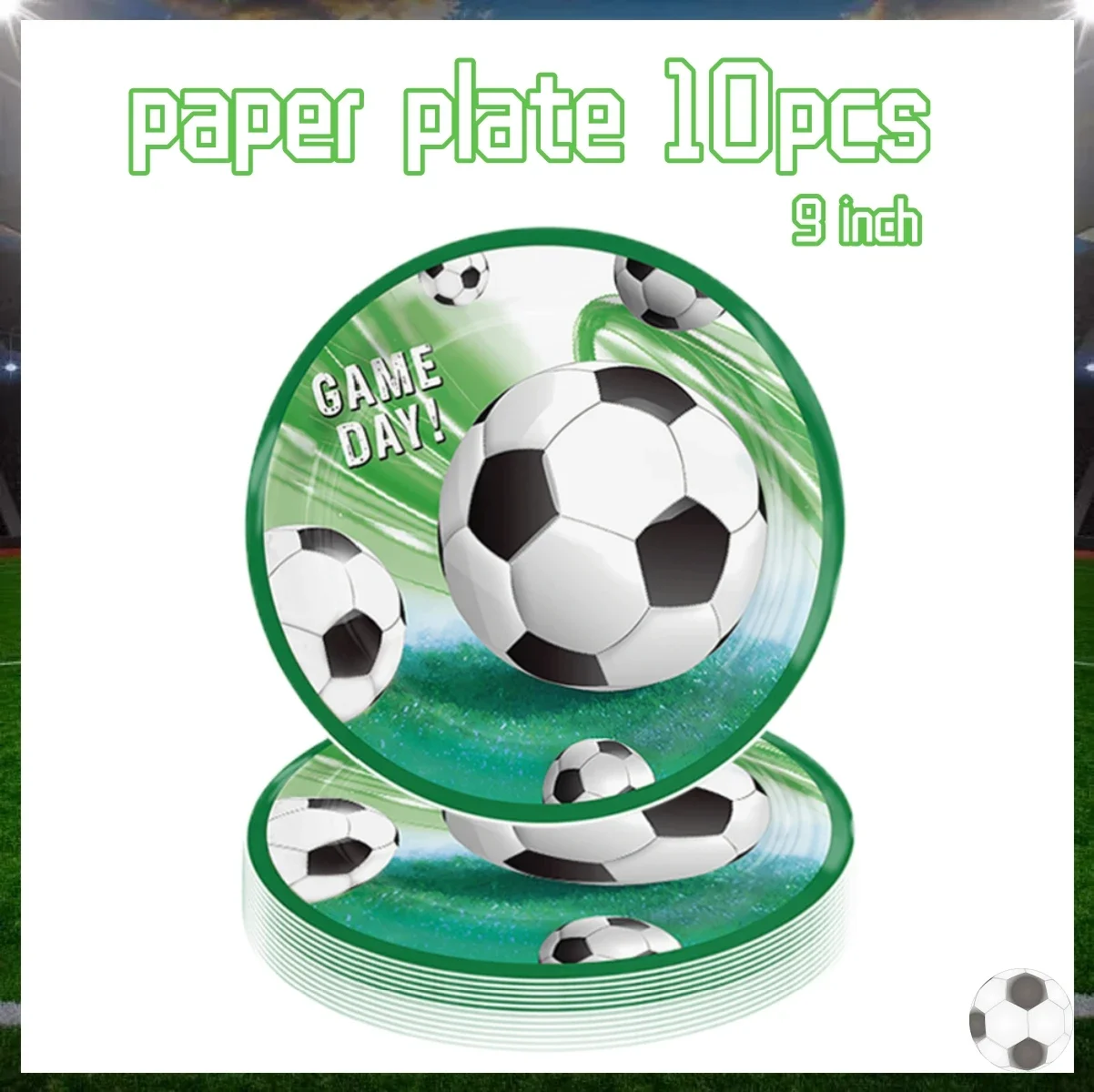 Football Birthday Party Decorations Soccer Disposable Tableware Cup Plate Tablecloth Football Balloon Sport Boys Party Supplies