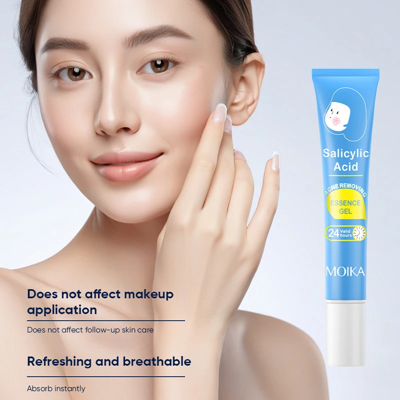 

Гель-эссенция MOIKA с салициловой кислотой для удаления акне, сужения пор, устранения черных точек, шрамов, следов от акне, пигментных пятен, контроля жирности и осветления кожи.