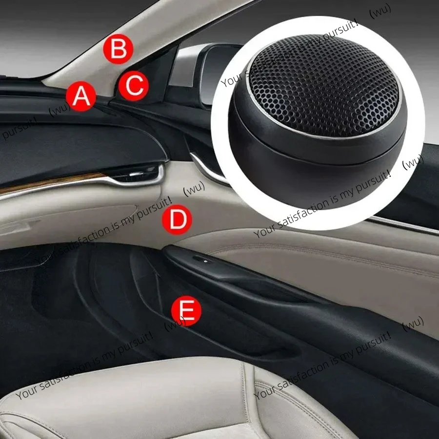 ZOCI-Car Stereo Speakers Music Car Tweeters 300W Car Audio Silk Film Speaker Boxes High-Pitched Modificat Tweeters