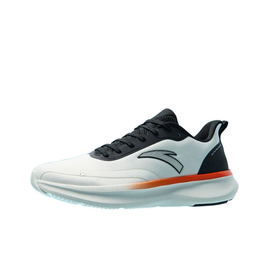 

Anta Running Collection Comfortable Abrasion Resistant Breathable Low top Running Shoes Men's White Black 112415520-1