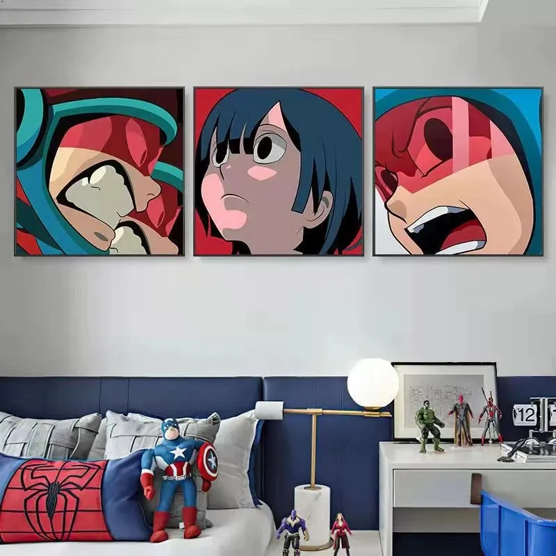 Trendy paintings, AOKIZY decorative paintings, living rooms, trendy studios, retro anime sofas, bedrooms, bedside murals