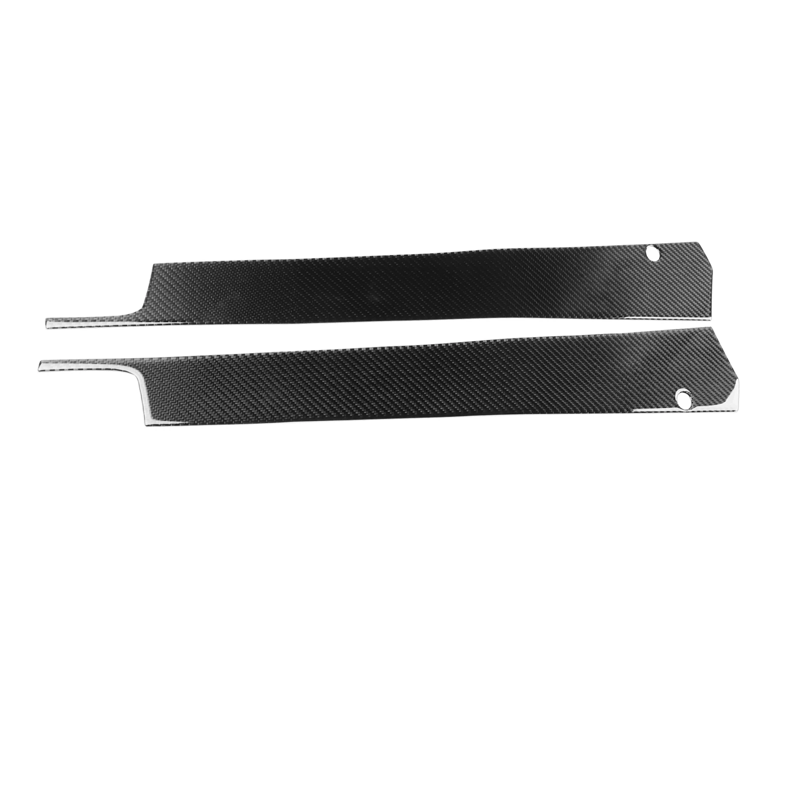For BMW 3 Series E90 2005-2012 Modified Carbon Fiber Front Door Window Trim Interior Accessories Piano Black Decorative Sticker
