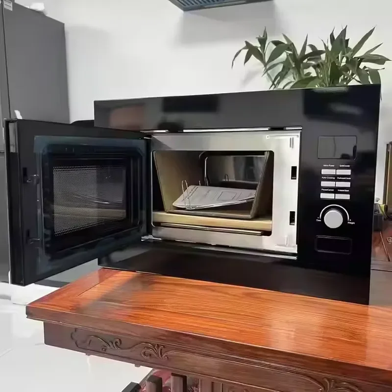 J Embedded Microwave Oven, 20-liter Stainless Steel Household Oven with Combined Baking and Steaming Function