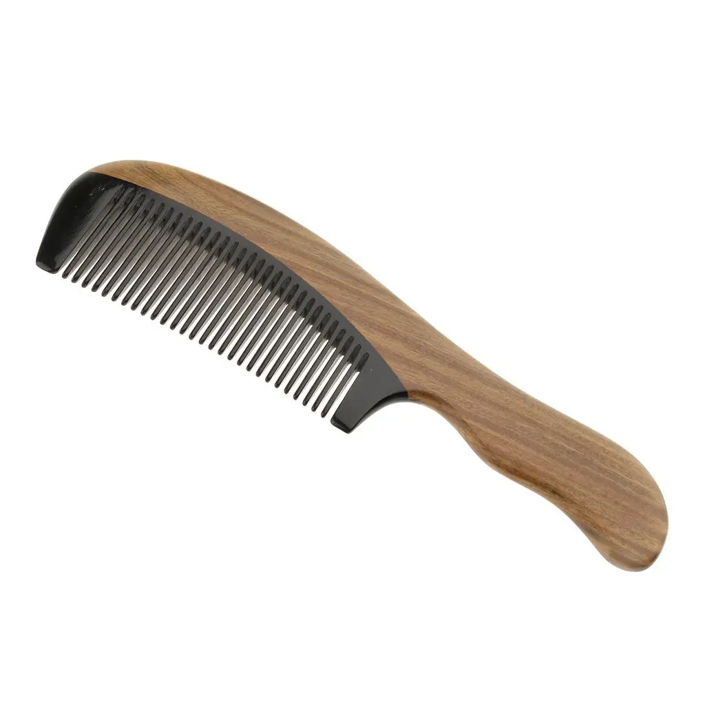 Professional Anti Massage Comb Wooden Pocket Hairbrush Wide Brush