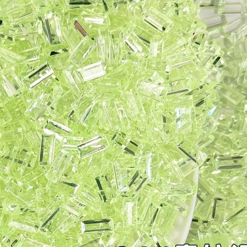 Transparent Ice Strip Fill Material 3*7mm Colorful DIY Squishy Bobo Ball 100g Acrylic Slime Handmade Fillers DIY Parts
