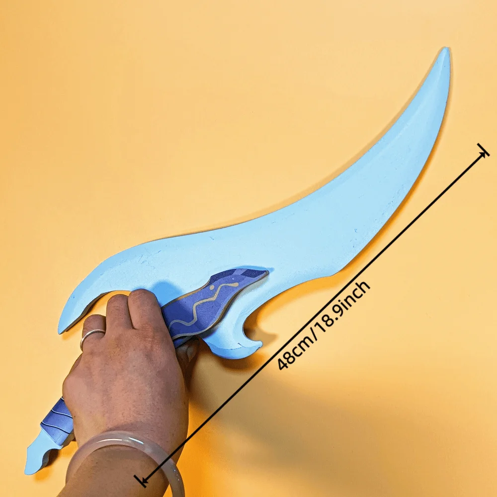 17 pollici Mizushino Shun Katana Reale Katana Giapponese Samurai Legno Ninja Coltello Anime Solo Livellamento Spada Cosplay Prop Giocattolo Regalo