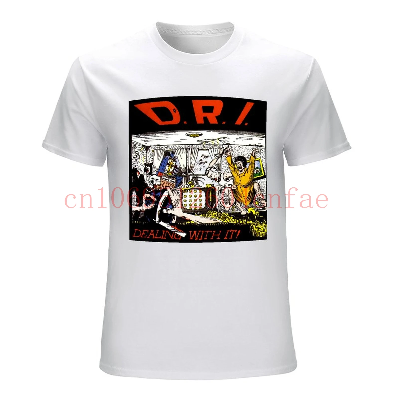 D.R.I 1985 tour T SHIRT dri dirty rotten imbeciles T-Shirt