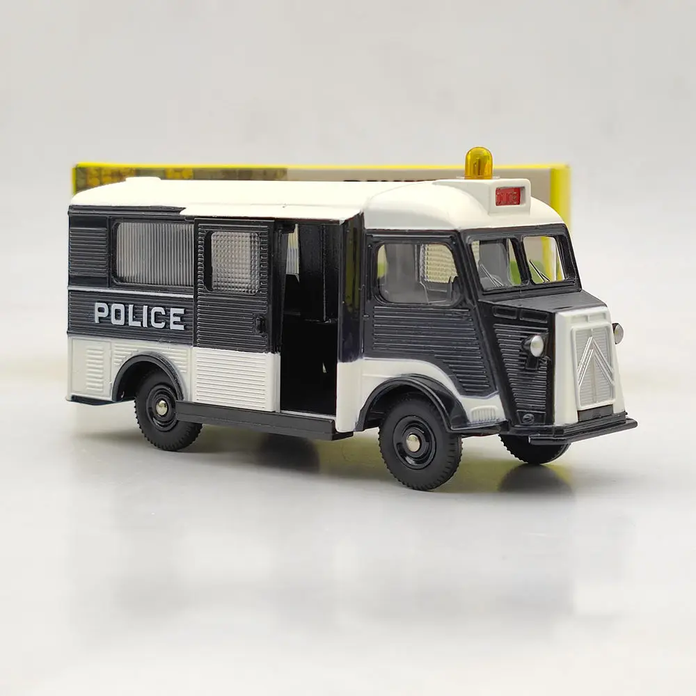 Atlas 1:43 Dinky Toys 566 CURRUS Car DE  Police Secours Deicast Models Toys Car Limited Edition Collection Used