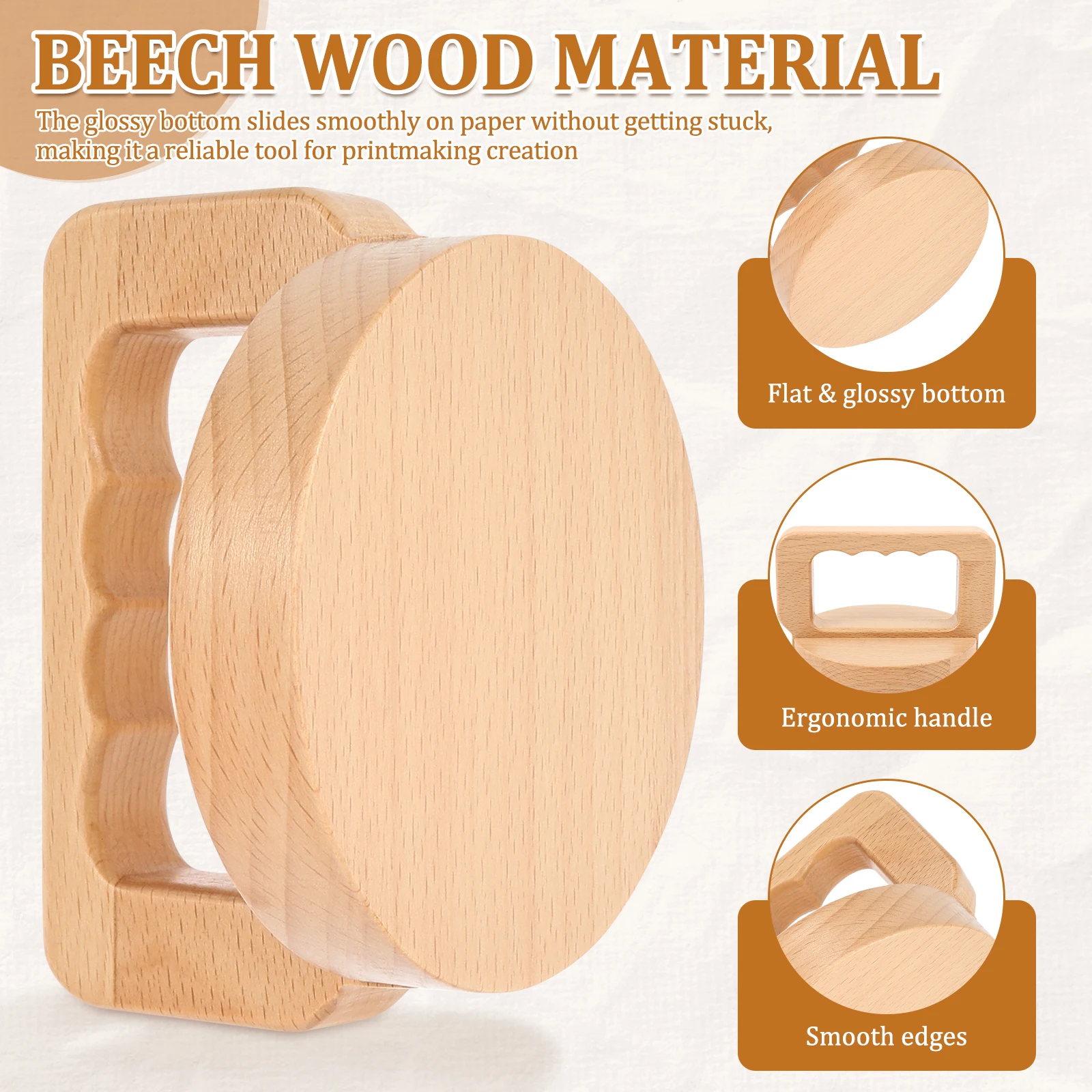 Wood Block Printing baren Bamb - Lino Printing Block ulasan dan harga