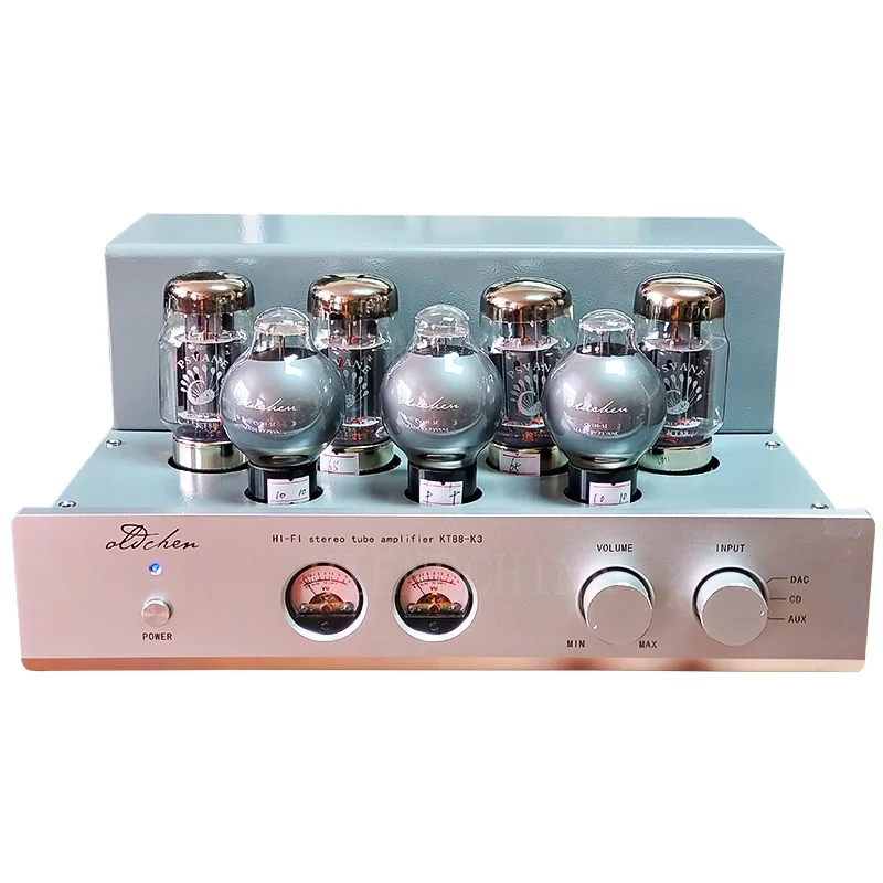 

Laochen KT88-K3 HiFi Tube Amplifier Audiophile Push-Pull Class A Handmade Scaffolding Amp 45W*2/ 8Ω