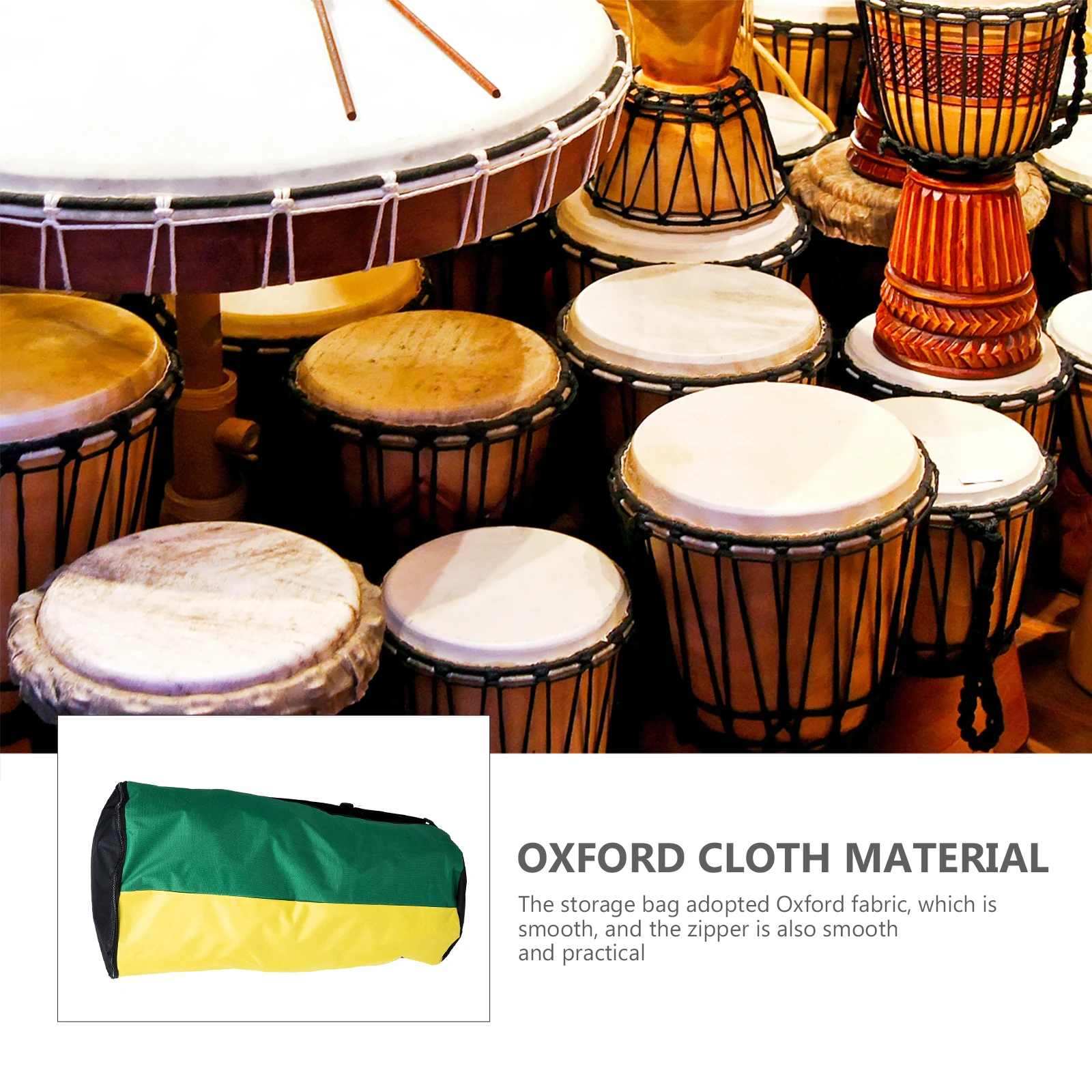 

Waterproof Oxford Cloth Drum Backpack Large Capacity Durable Shockproof Comfortable Portable Music Instrument Storage Bag