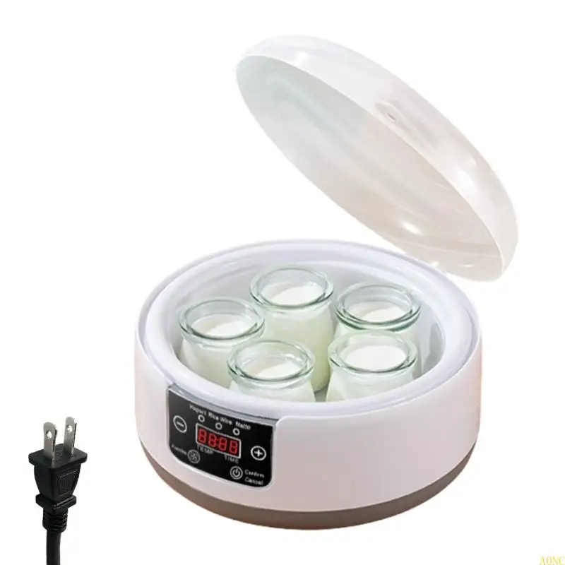 A0NC 자동 요구르트 제조업체 전기 발효 기계 스테인레스 스틸 내부 냄비