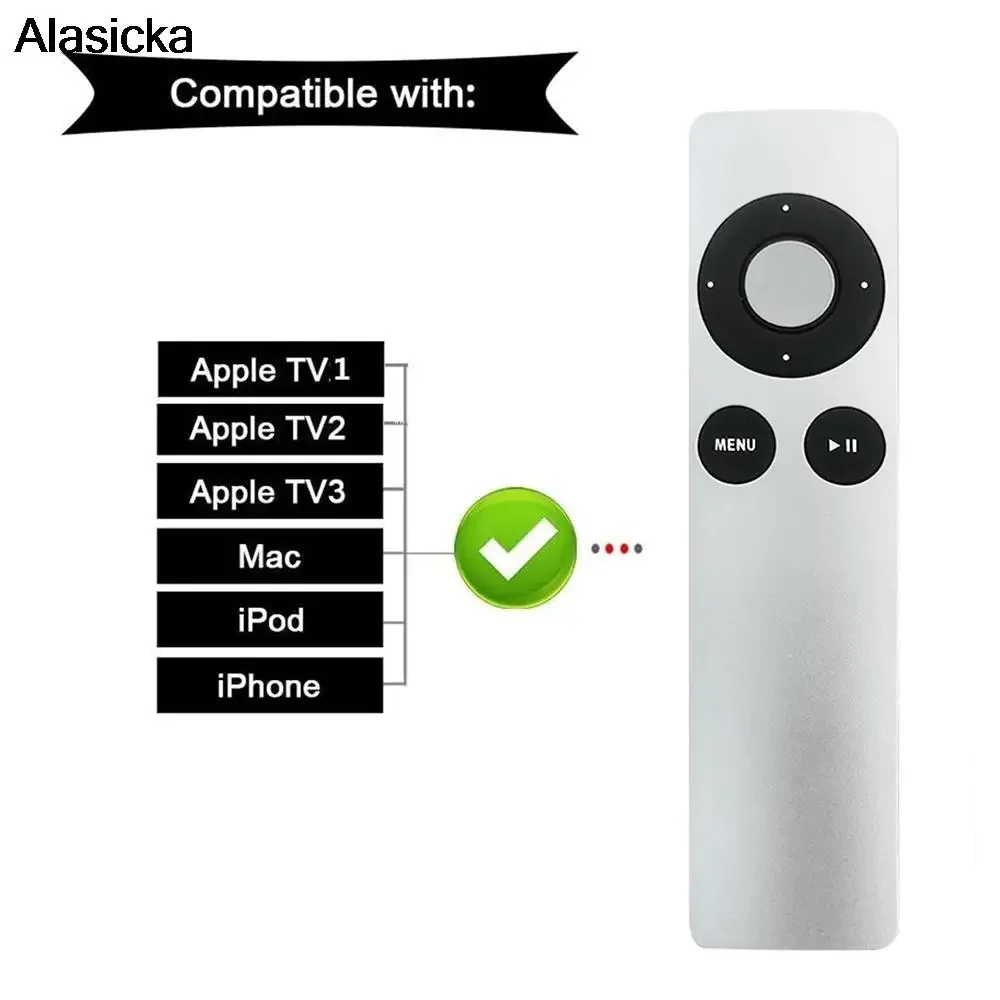 Smart Universal Replacement Remote Control for MC377LL/A MD199LL/A for Apple TV1 TV2 TV3 Mini Size TV A1294 A1469 A1427 A1378 - view 4
