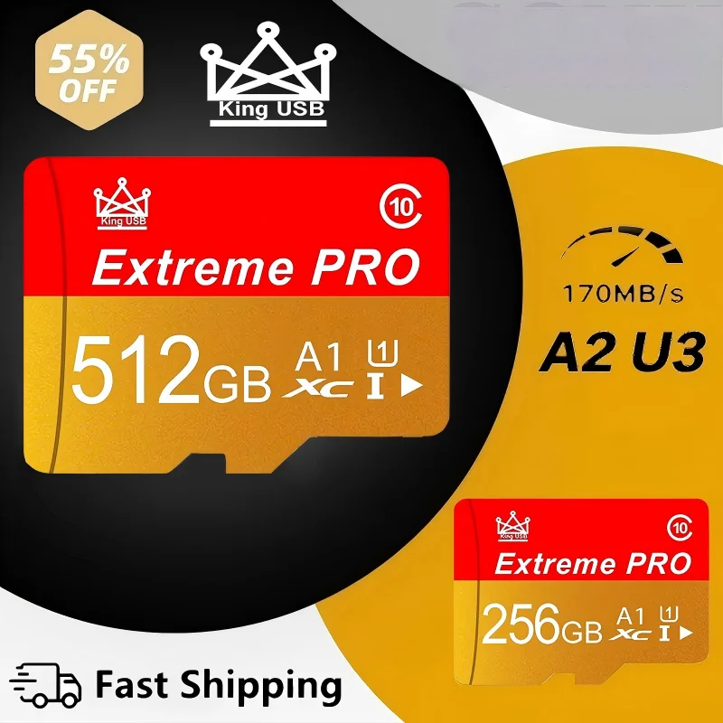 Tarjeta de Memoria SD Original Extreme, Tarjeta Micro TF SD, Tarjeta Flash SD, Tarjetas de Memoria de 512 GB, 64 GB, 128 GB, 256 GB para Switch 4K