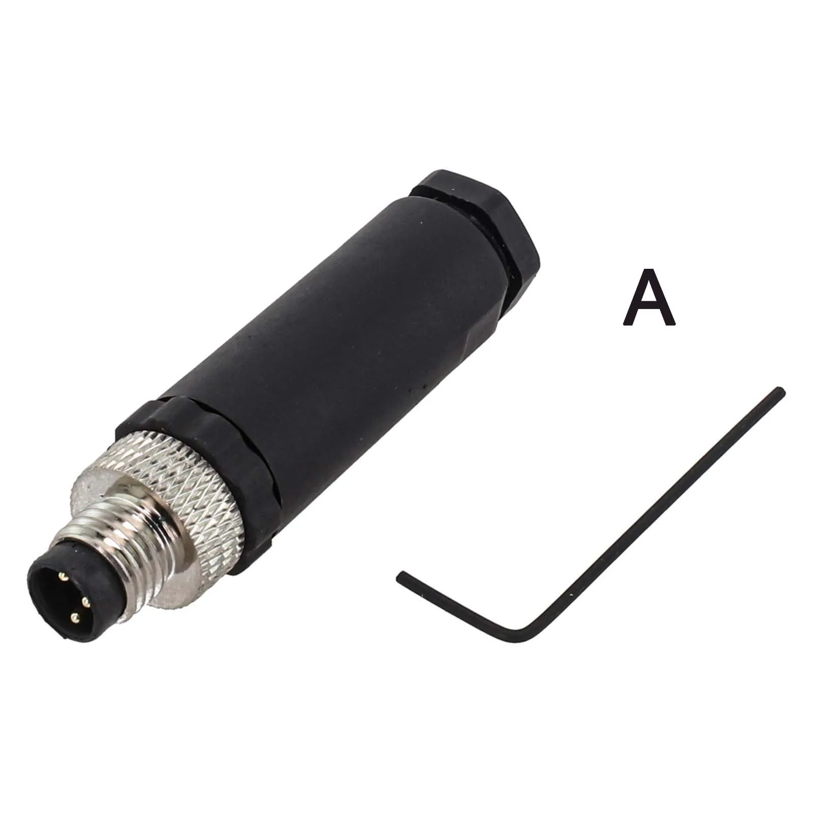 Cable Connectors Connector Electrical Equipment A Type Coupling 3 4 Pin Field Wireable Male Female Sensor Connector