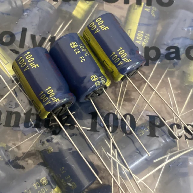 10 SZTUK/PARTIA Matsushita FC 16V 25V 35V 50V 63V 100V 100UF 220UF 330UF 470UF 560UF 680UF 6.3V Audio Kondensator Elektrolityczny 105C — zdjęcie produktu 5