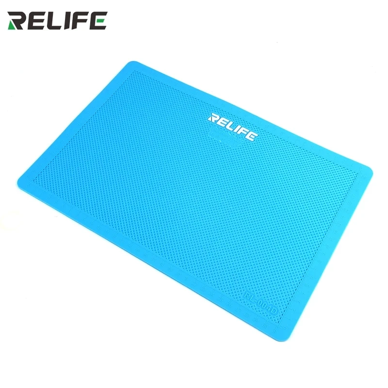 RELIFE RL-004D tappetino antiscivolo multifunzione in Silicone per isolamento termico per la riparazione del tappetino da lavoro per la riparazione dell'orologio a schermo piatto del telefono cellulare