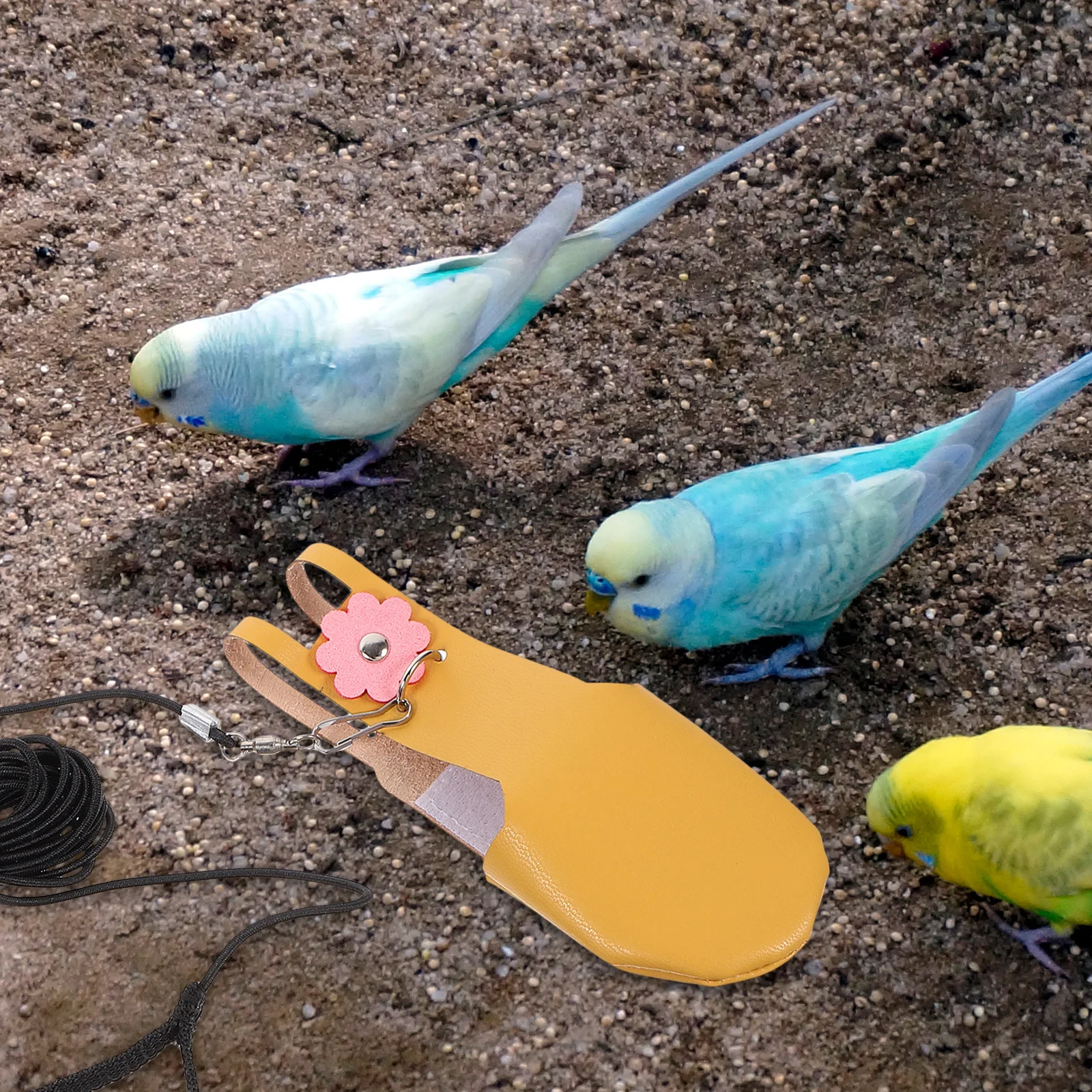 

Parrot Flight Suit Lightweight Durable Breathable Skin-Friendly Pet Bird Suit For Birds Green Cheek Conure Cockatiel