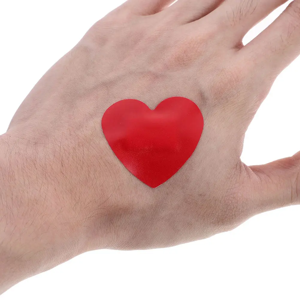 30Pcs Heart Shaped Adhesive Wound Bandages Breathable Skin Friendly for First Aid Care Patches Disposable Portable