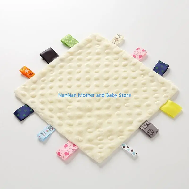 منشفة استرضاء الطفل لينة مهديء عضاضة الرضع الراحة النوم التمريض الحضن مربع بطانية أمان الحسية اللعب #2