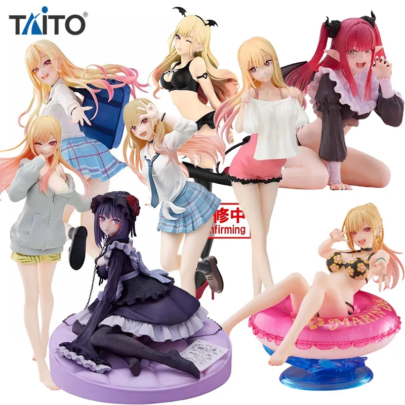 In Stock BANPRESTO TAiTO SEGA My Dress-Up Darling Kitagawa Marin PVC Anime Action Figures Model Collection Toy