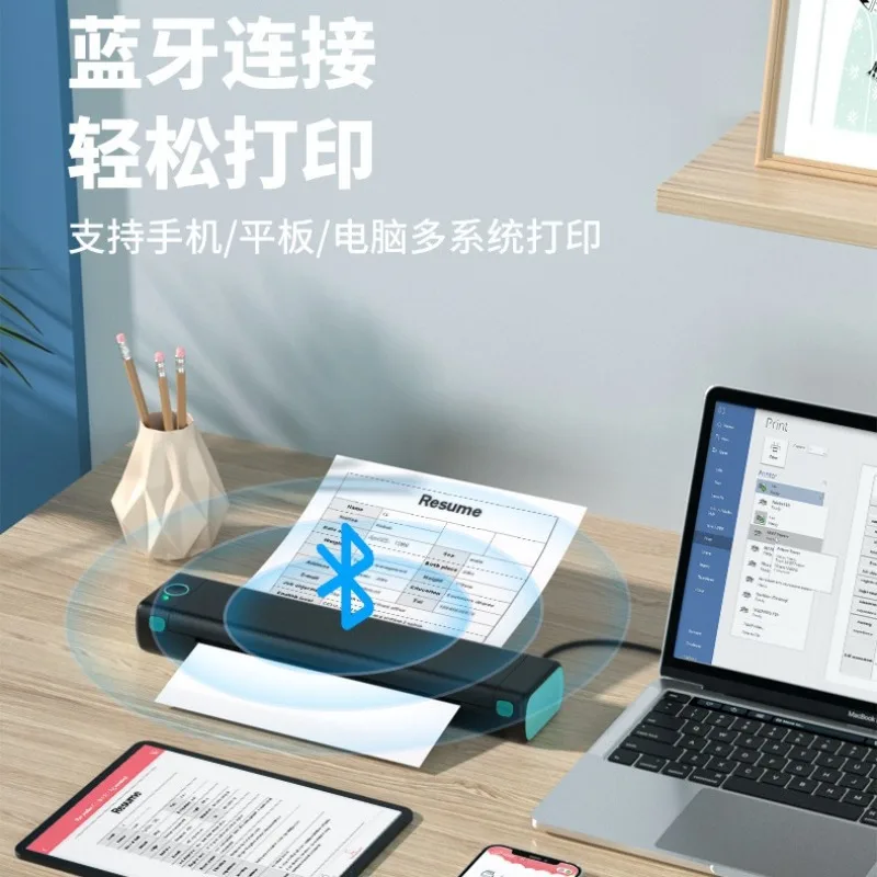 

2025 hot sale Phomemo M08F Small Mini Thermal Printer Inkless Office Tattoo Portable A4 Wrong Question Printer