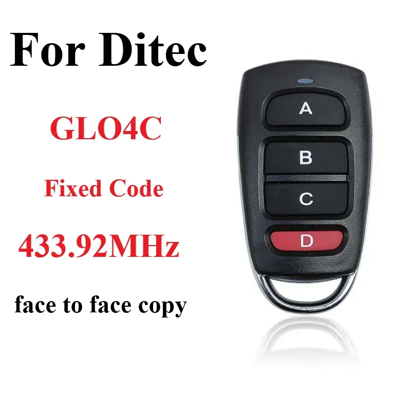 Copy DITEC GOL4C Remote Control 433.92MHz Remote Control For Garage Door Gate Remote Control Duplicator