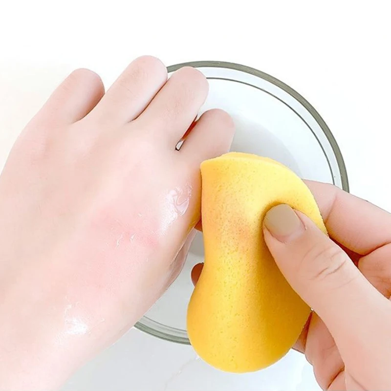 50 stks/doos Gecomprimeerd Gezichtsreiniging Bladerdeeg Strip Kleurrijke Ronde Wassen Gezicht Spons Huidverzorging Beauty Tool Vrouwen Make-Up Remover Gereedschap