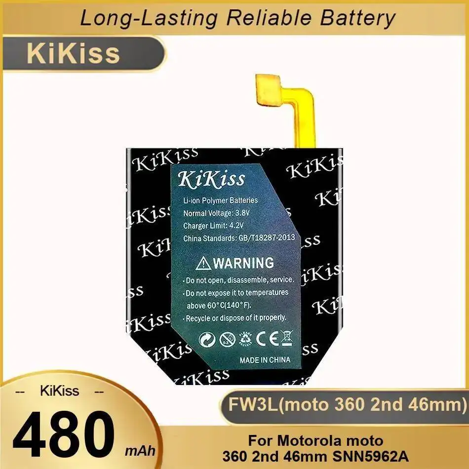 

Reliable Power Watch Battery 480Mah For Motorola Moto 360 2Nd 46Mm SNN5962A FW3L