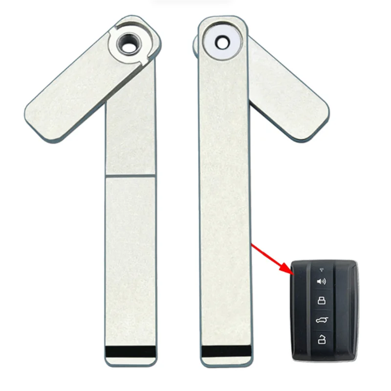 5 Buah Pisau Kunci Remote Pintar Darurat Pengganti untuk Great Wall TANK 300 400 500 Kunci Cadangan