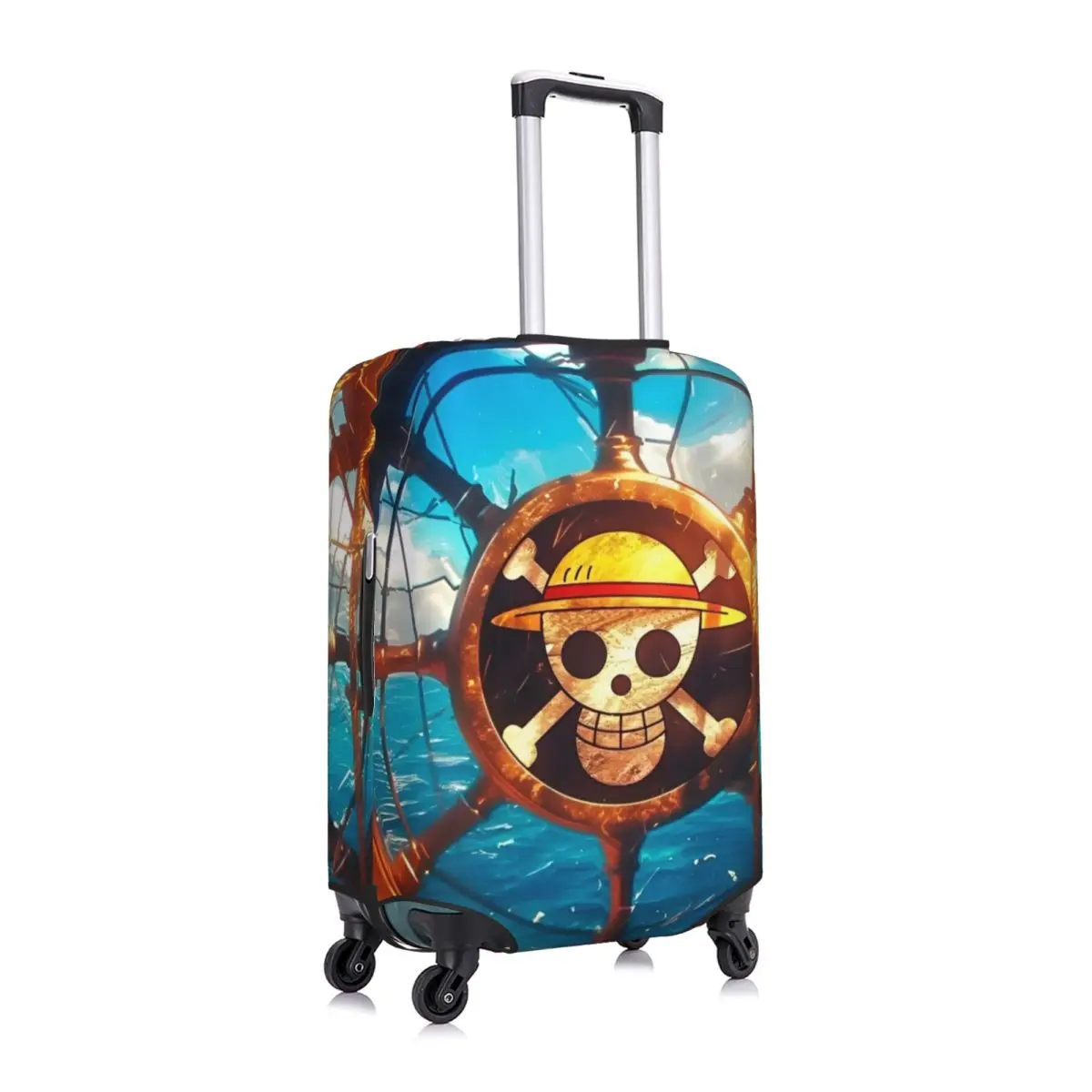 One Anime P-Pieces Suitcase Cover Vacation Fun Luggage Supplies Cruise Trip Protection