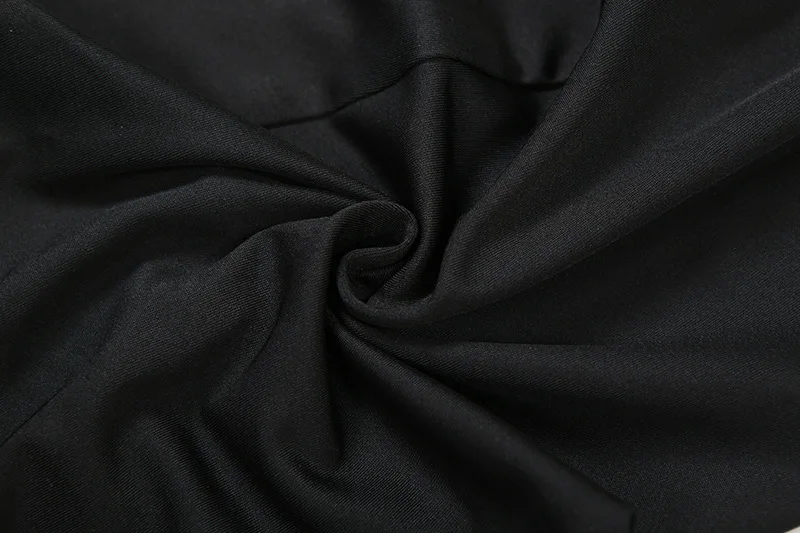 بدلة قفز ضيقة مفرغة لخريف 2025 بأربطة على الموضة للسيدات بياقة دائرية وأكمام طويلة ثوب فضفاض غير رسمي ضيق ملابس الشارع