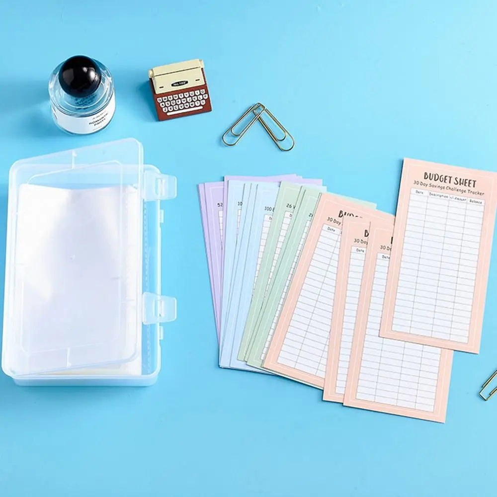 

100 шт., набор конвертов для экономии денег, бюджетный планировщик, конверты для наличных, 100 конвертов, набор коробки для вызова, прочный