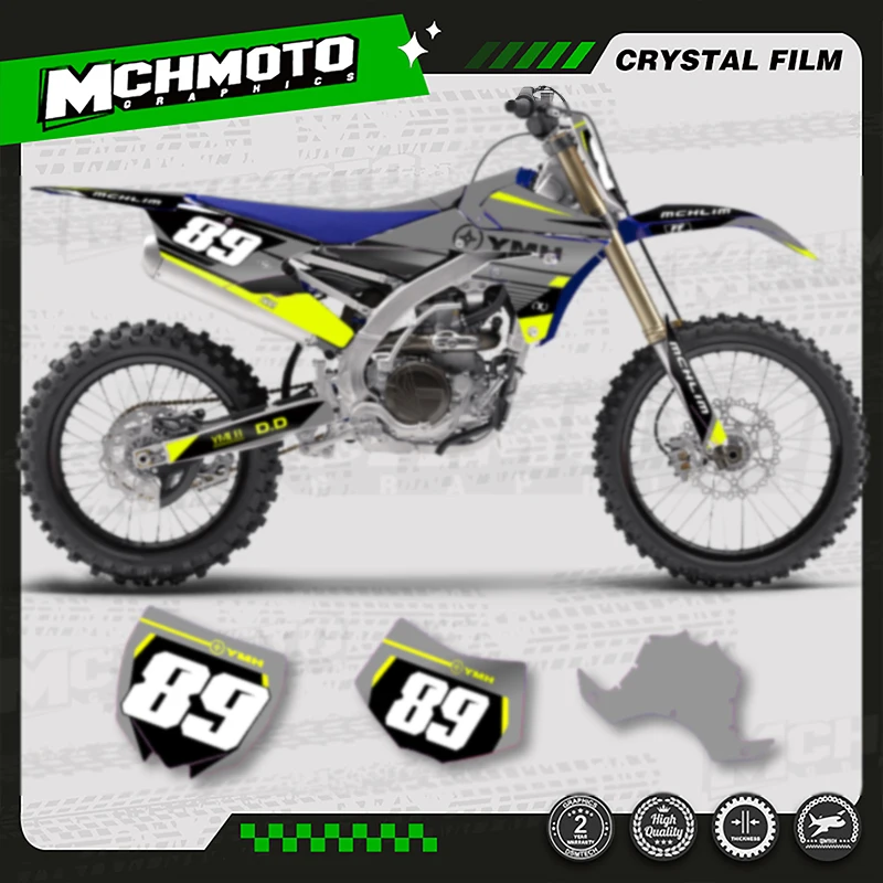 

MCHMFG для YAMAHA YZF250 2014-2018 YZF250X WRF250 2015-2019 YZF450 2014-2017 мотоциклетные графические наклейки наборы наклеек на заказ