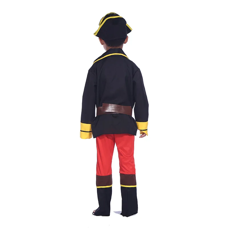 Costume da pirata per bambini Costume di Halloween per ragazzi Captain Jack Cosplay