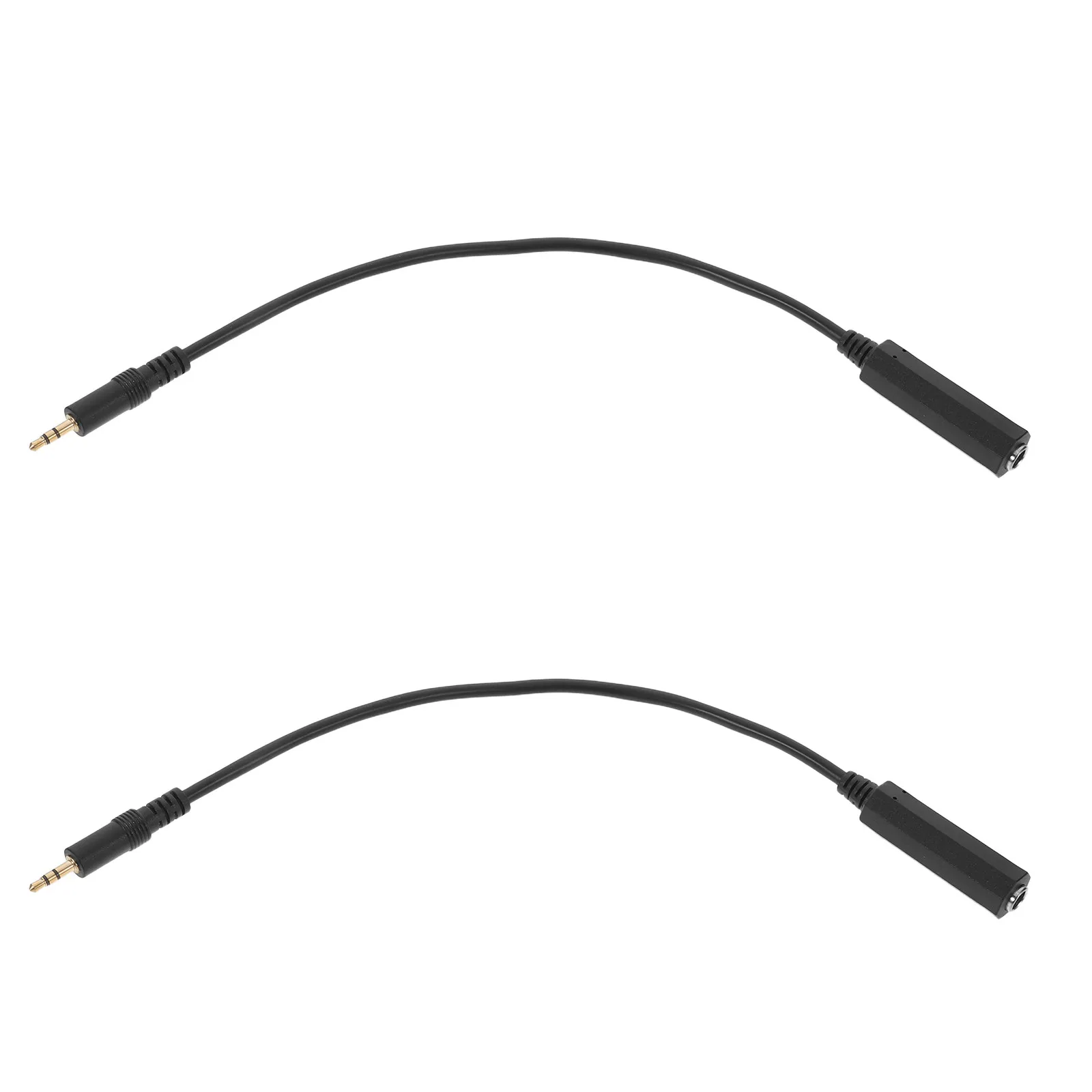 

2Pcs Audio Adapter Headphone 3.5mm Male to 6.35mm Female Gold Plated Stereo Connector for Amplifier Electric Piano Stereo