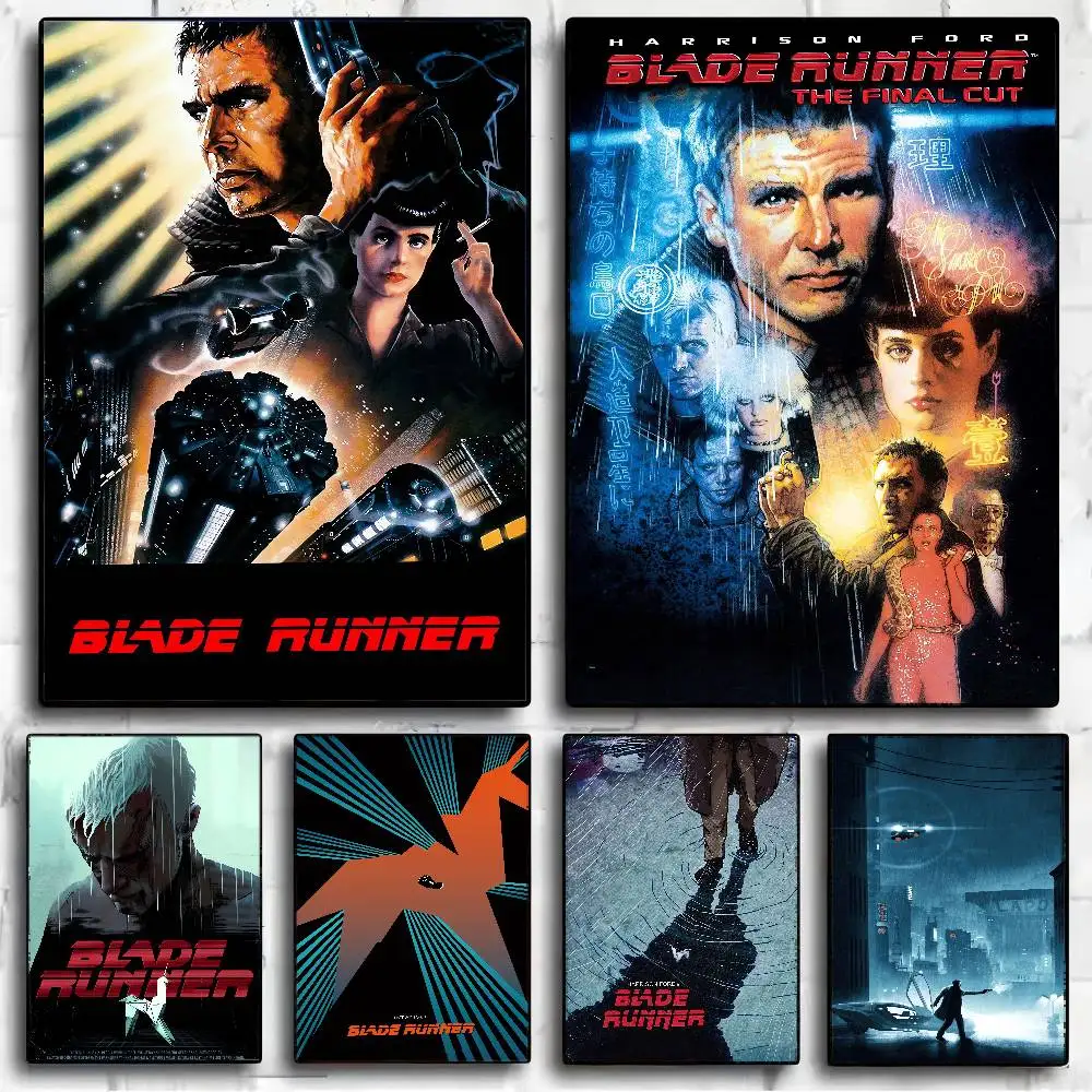 Movie Blade Runner Self-adhesive Art Poster Whitepaper Sticker DIY Room Bar Cafe Wall Decor