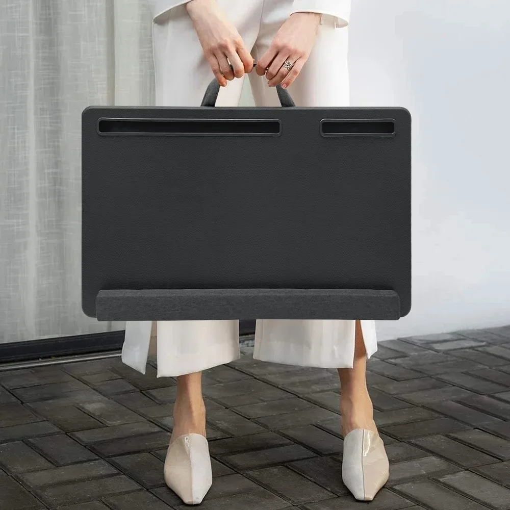 Extra Large Lap Laptop Desk Portable LapDesk with Phone Holder & Wrist Rest for Notebook, MacBook, Tablet, Bed, Sofa
