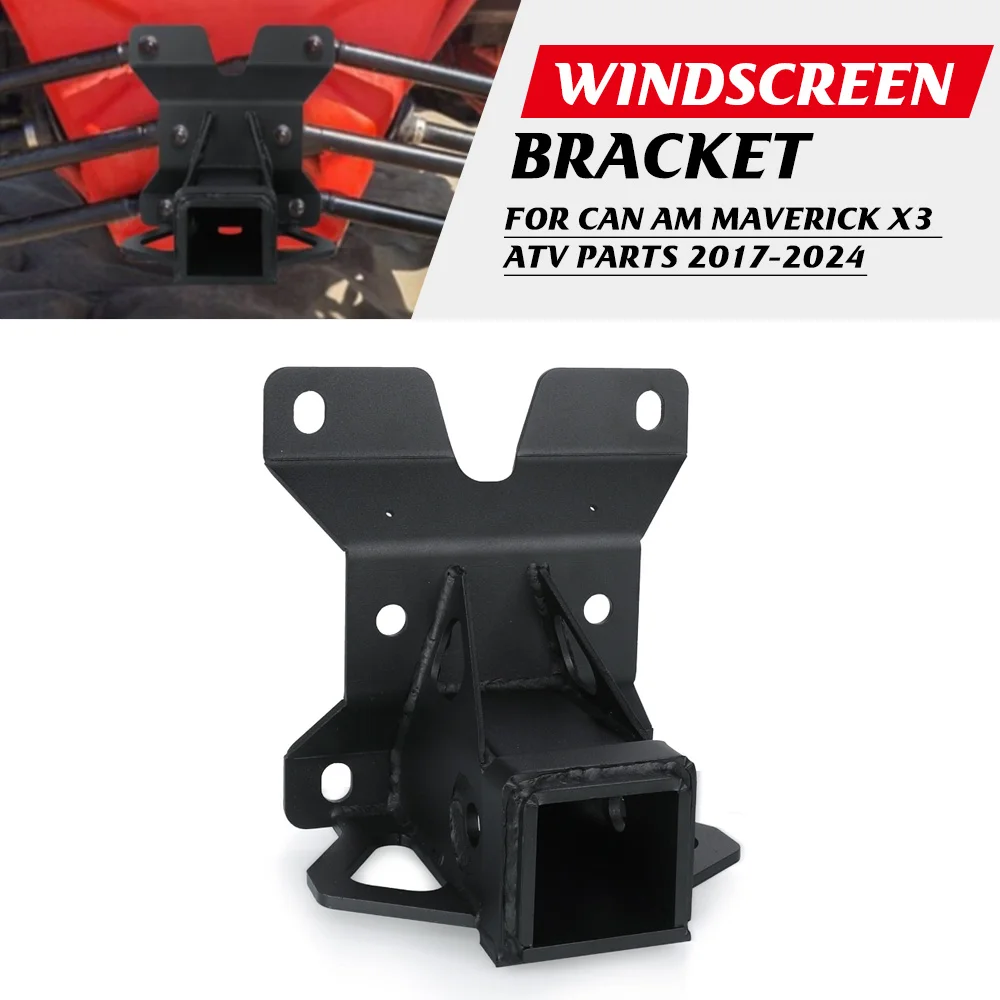 

For Can Am Maverick X3 ATV Parts 2017 2021 2022 2023 2024 2020 2019 2018 2" Rear Receiver Hitch Heavy-Duty Tow Hitch Accessories