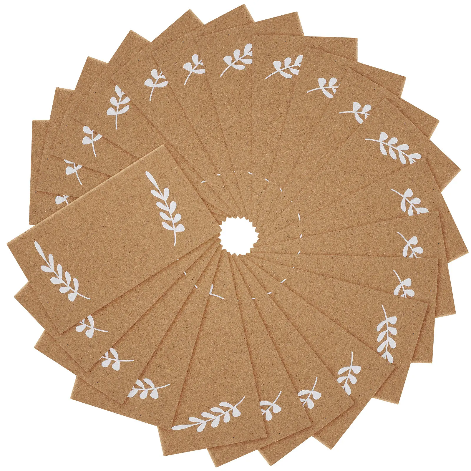 100Pcs Elegant Tent Style Table Place Cards Blank Wedding Name Cards for Table Setting Party Banquet Reserved Seat Signs Name