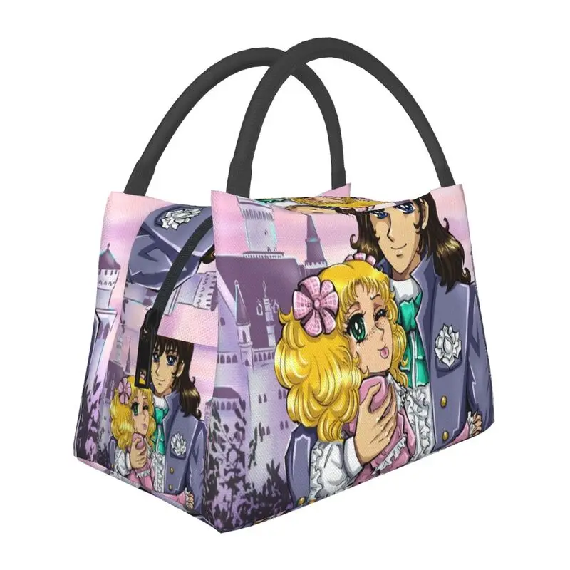 

Custom Candy Candy And Terry Grandchaster Lunch Bags Women Cooler Warm Insulated Lunch Boxes for Work Pinic or Travel