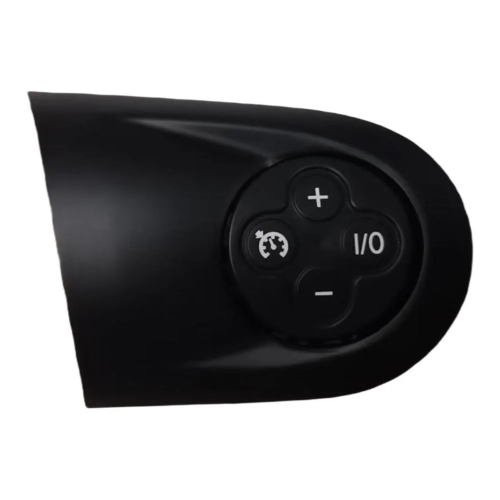 /Steering /Wheel /Volume Button Cover Set For Mini For Cooper R55 R56 R57 R58 R59 R60 R61 32306794628 32309200098 Black ABS