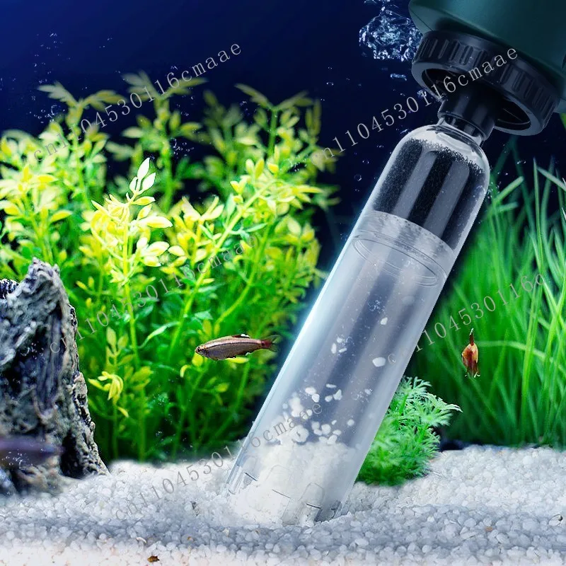 New Type of Aquarium Water Exchanger Electric Pump with Handle, Used As An Efficient Tool for Sand Cleaning and Filtration