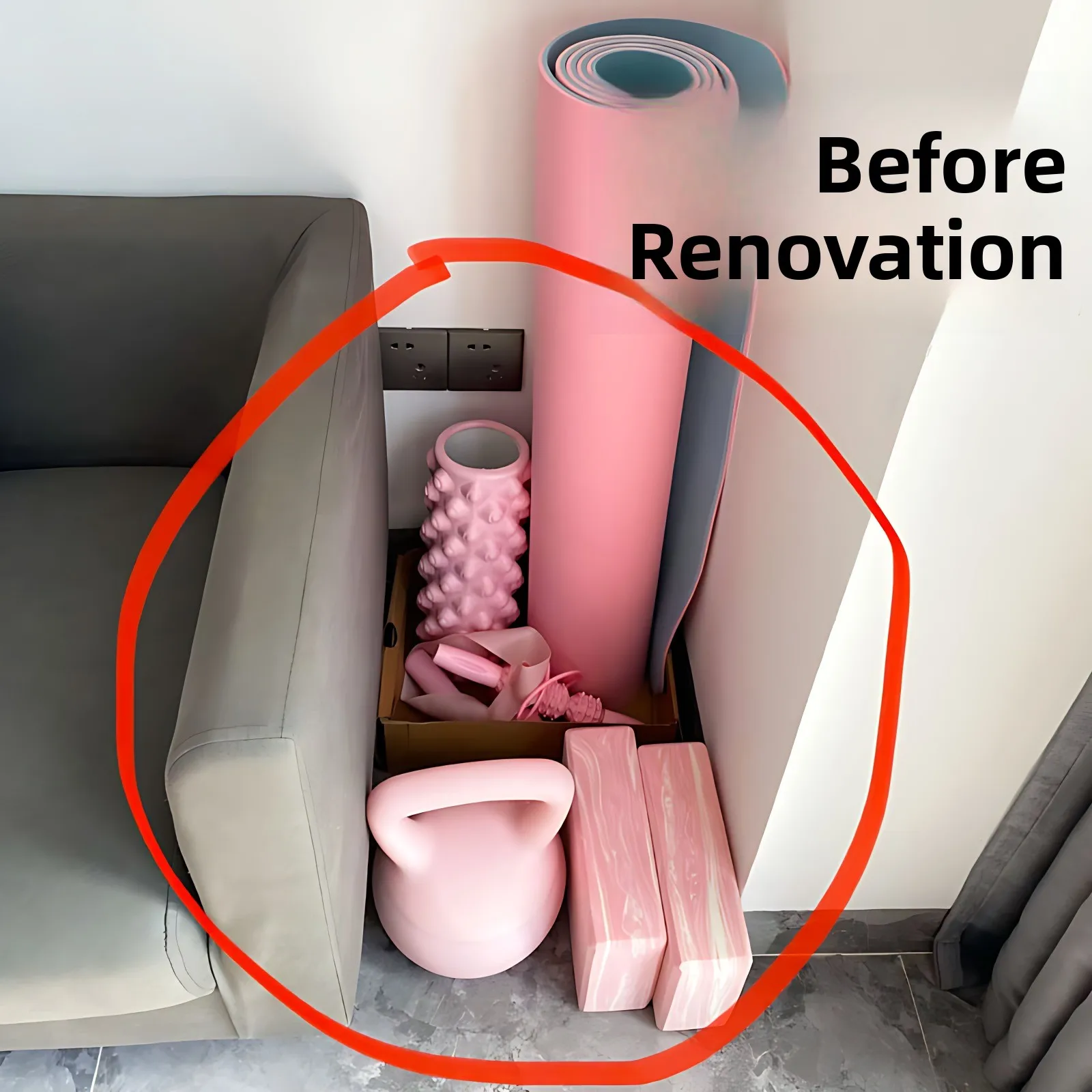 

Органайзер для трубок для хранения Bondeang, коврик для йоги, ящик для инструментов для бадминтона, очиститель для микроволновой печи, бытовые чистящие средства