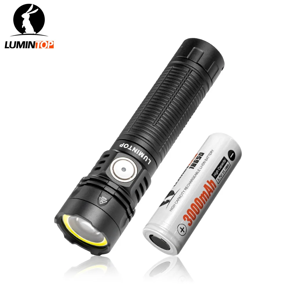 Lumintop W1 LED flashlight with COB light 300 meters distance with USB TYPE C rechargeable function magnetic tail cap outdoor fl